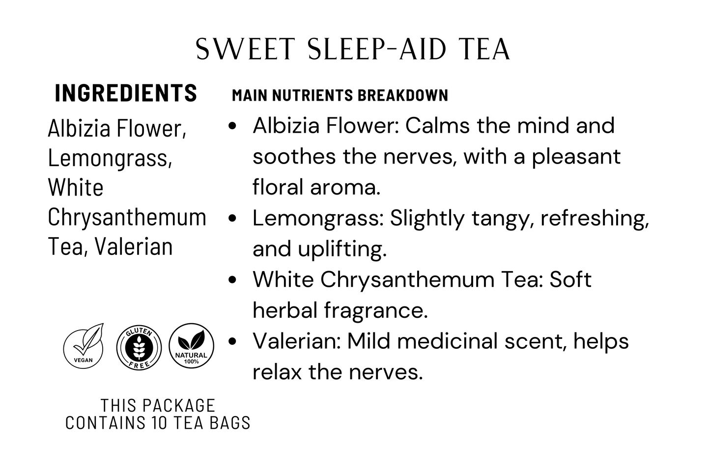 Sweet Sleep-Aid Tea