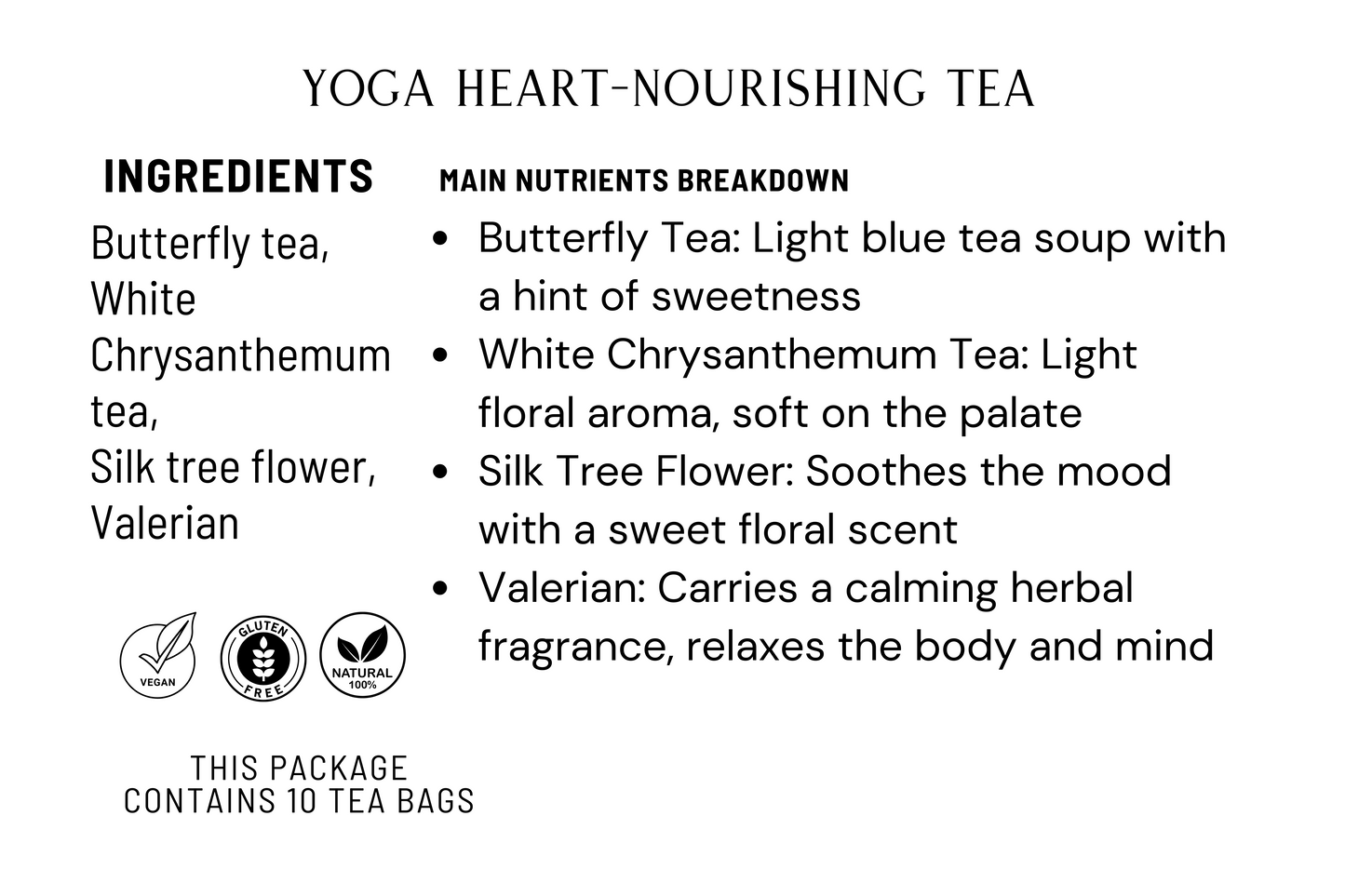 Yoga Heart Nourishing Tea