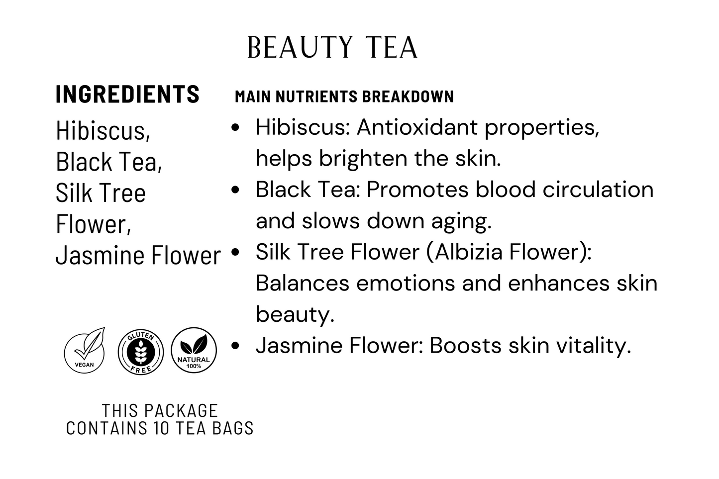 Beauty tea